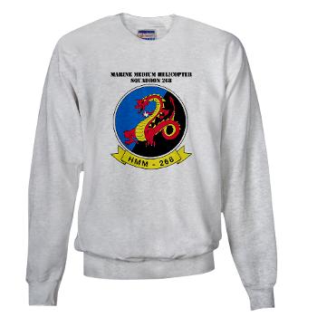 MMHS268 - A01 - 03 - Marine Medium Helicopter Squadron 268 with Text - Sweatshirt